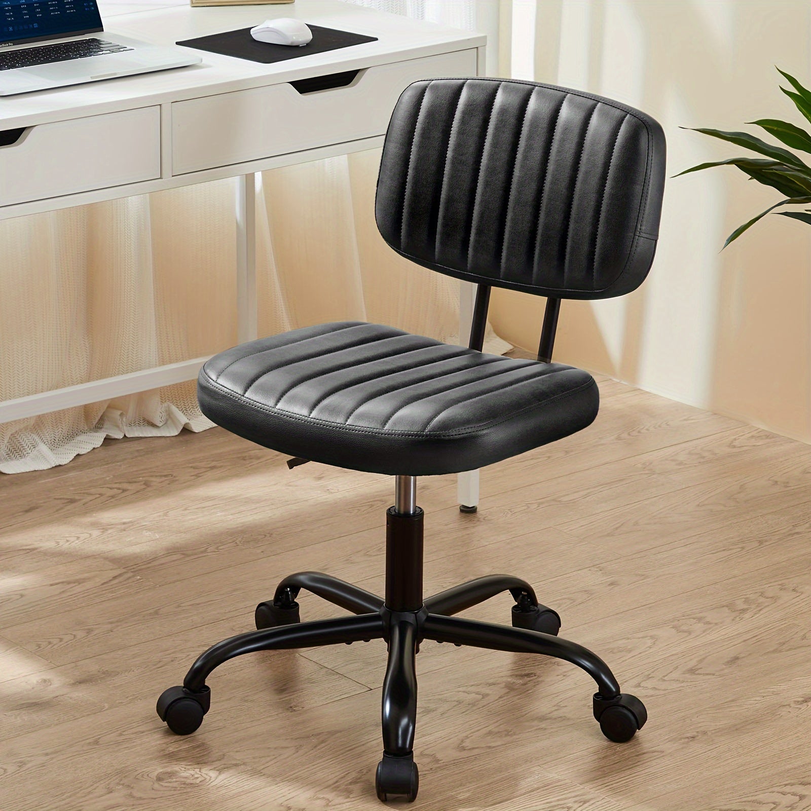 ErgoSit Leather Chair - Adjustable Support - Premium Materials - Office or Home Use