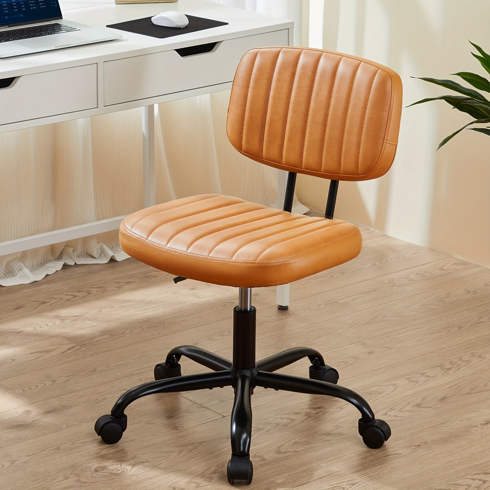 ErgoSit Leather Chair - Adjustable Support - Premium Materials - Office or Home Use