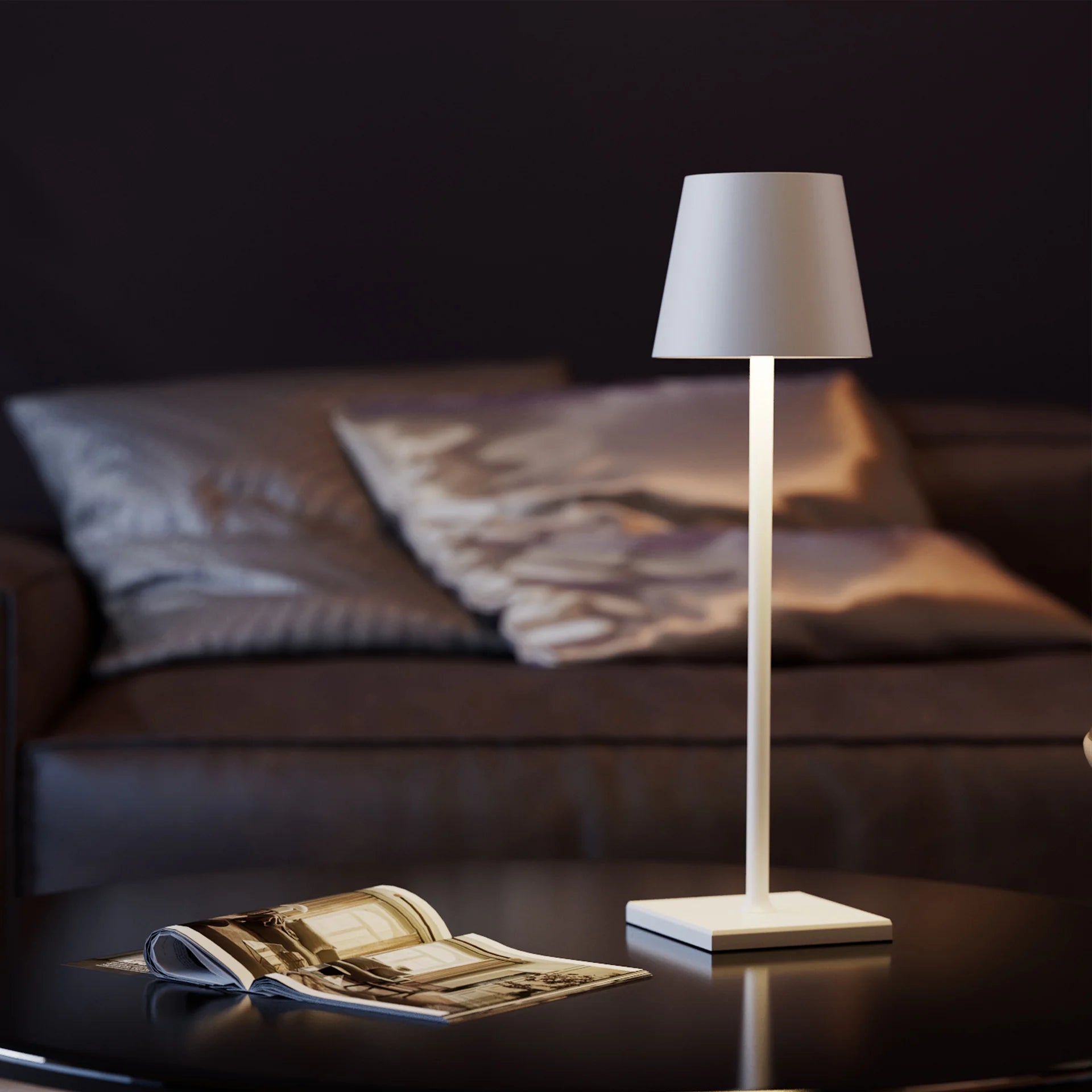 Dimmable Tall Table Lamp